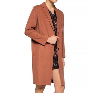 ALLSAINTS Wool Long Coat Size S